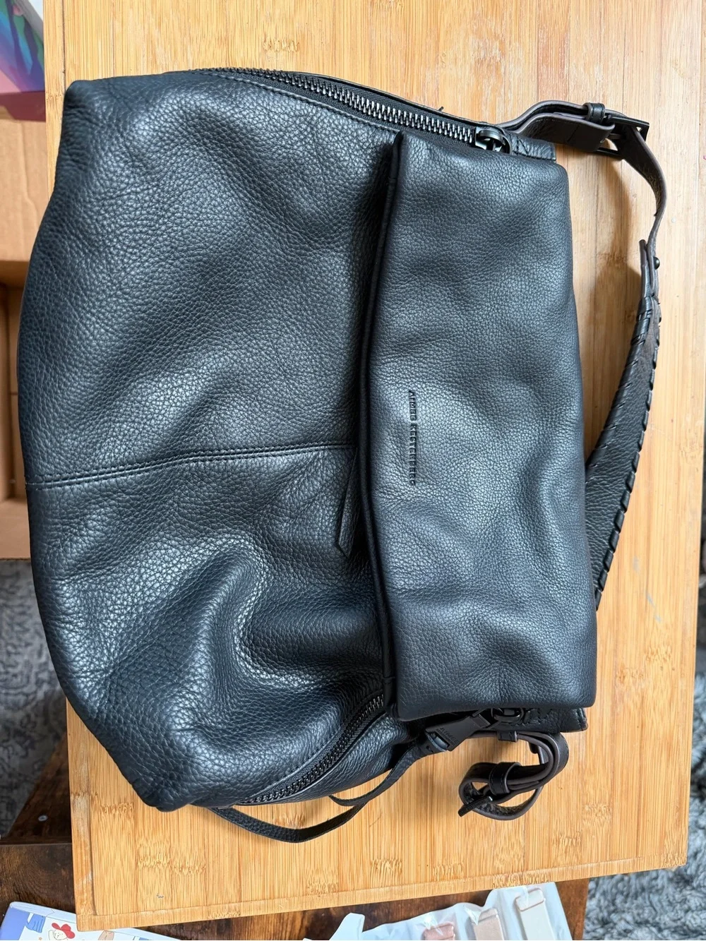 Bali Hobo Leather Shoulder Bag - Black Aimee Kestenberg